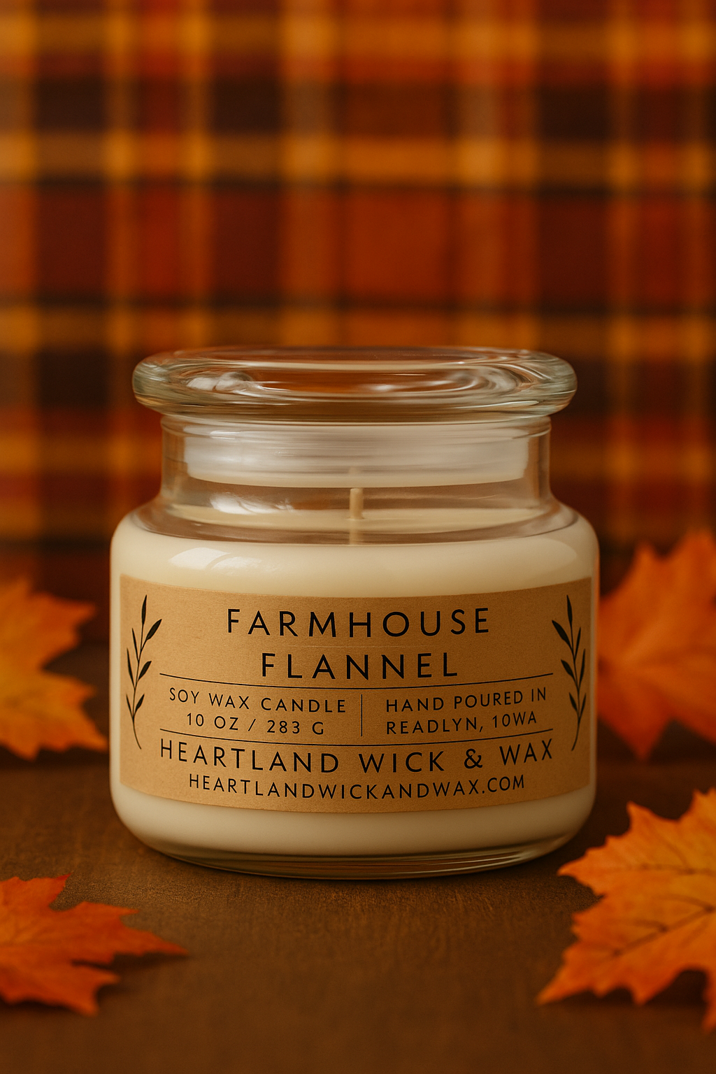Farmhouse Flannel Candle