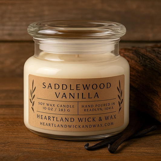 Saddlewood Vanilla Candle