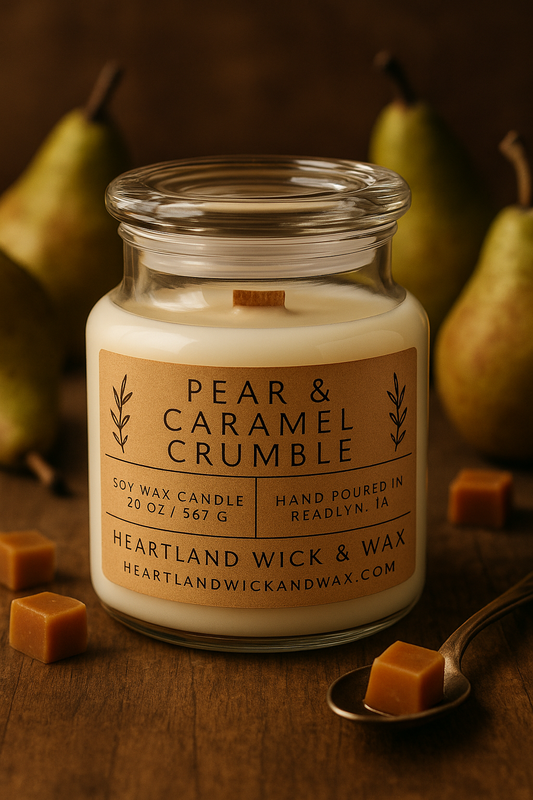 Pear & Caramel Crumble Candle