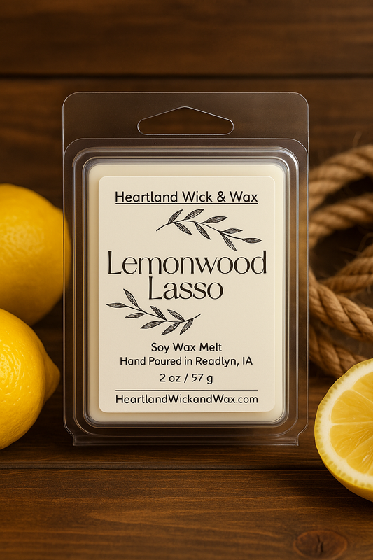 Lemonwood Lasso Wax Melt